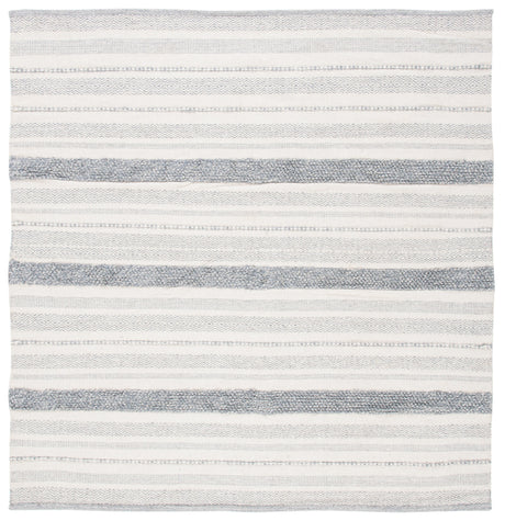 Safavieh Striped Kilim Stk501A Ivory/Grey Rugs.