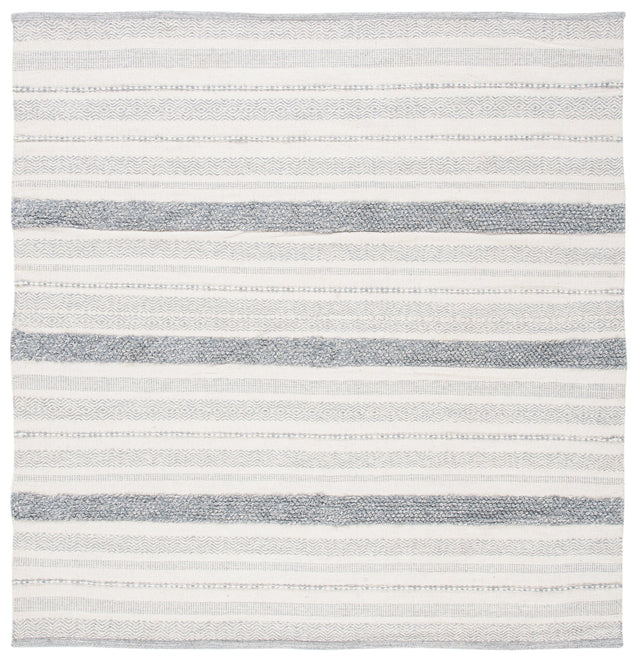 Safavieh Striped Kilim Stk501A Ivory/Grey Rugs.