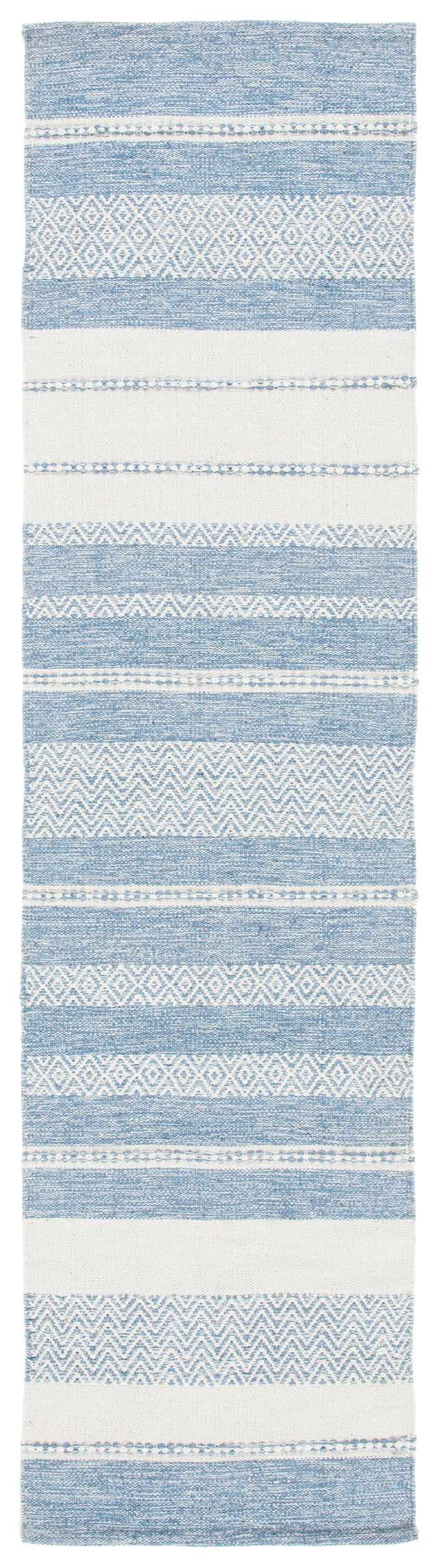 Safavieh Striped Kilim Stk503A Ivory/Blue Rugs.