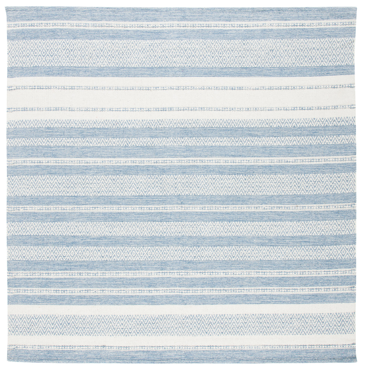 Safavieh Striped Kilim Stk503A Ivory/Blue Rugs.