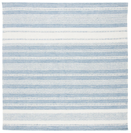 Safavieh Striped Kilim Stk503A Ivory/Blue Rugs.