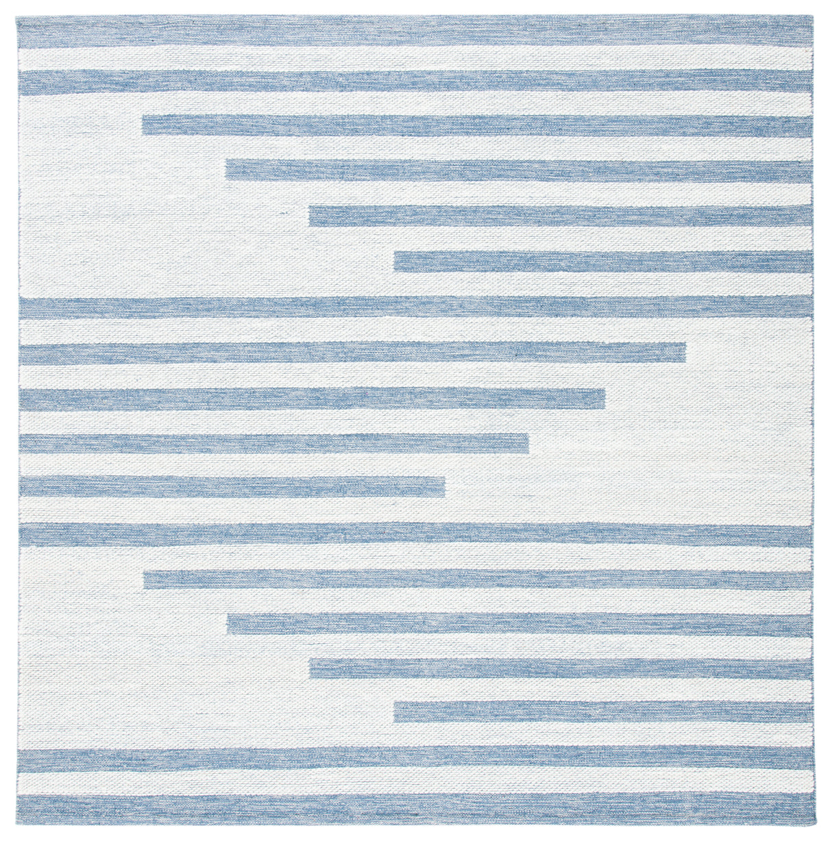 Safavieh Striped Kilim Stk504A Ivory/Blue Rugs.