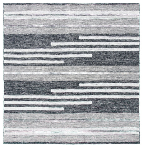Safavieh Striped Kilim Stk506A Ivory/Black Rugs.