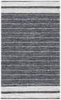 Safavieh Striped Kilim Stk509Z Black/Ivory Rugs.