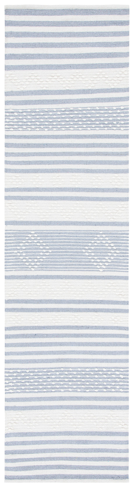Safavieh Striped Kilim Stk511G Silver/Ivory Rugs.