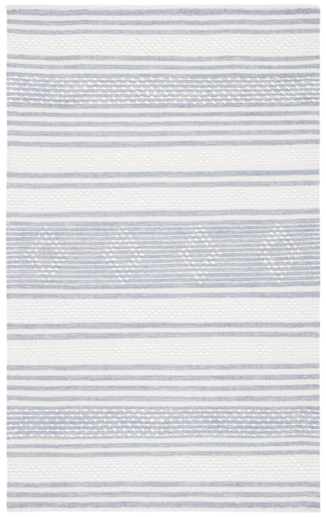 Safavieh Striped Kilim Stk511G Silver/Ivory Rugs.