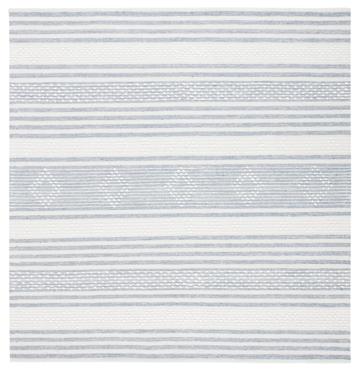 Safavieh Striped Kilim Stk511G Silver/Ivory Rugs.