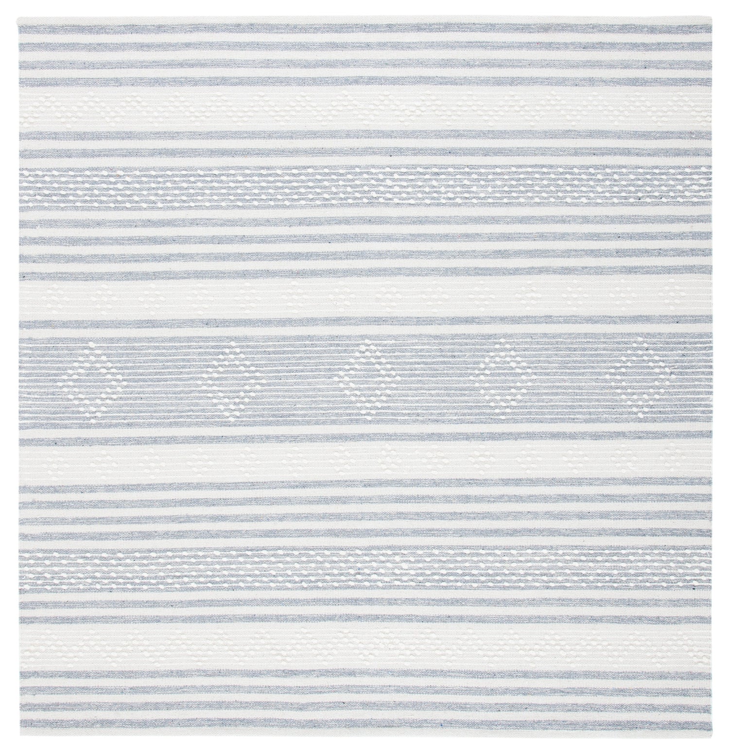 Safavieh Striped Kilim Stk511G Silver/Ivory Rugs.