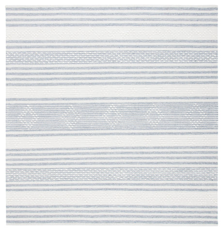 Safavieh Striped Kilim Stk511G Silver/Ivory Rugs.
