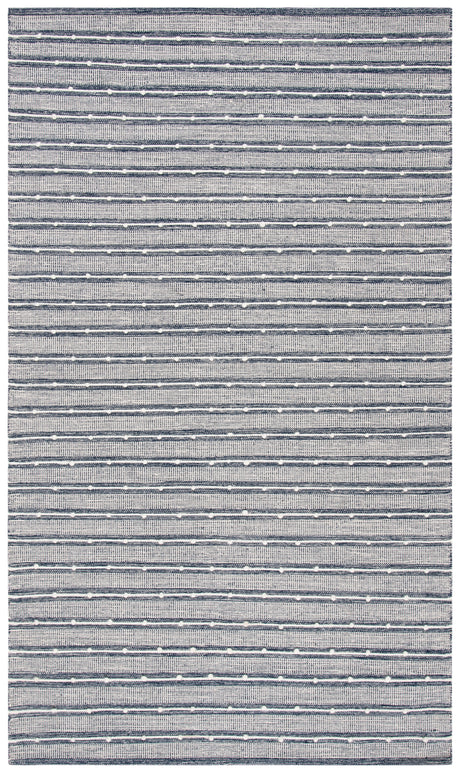 Safavieh Striped Kilim Stk513N Navy/Blue Rugs.