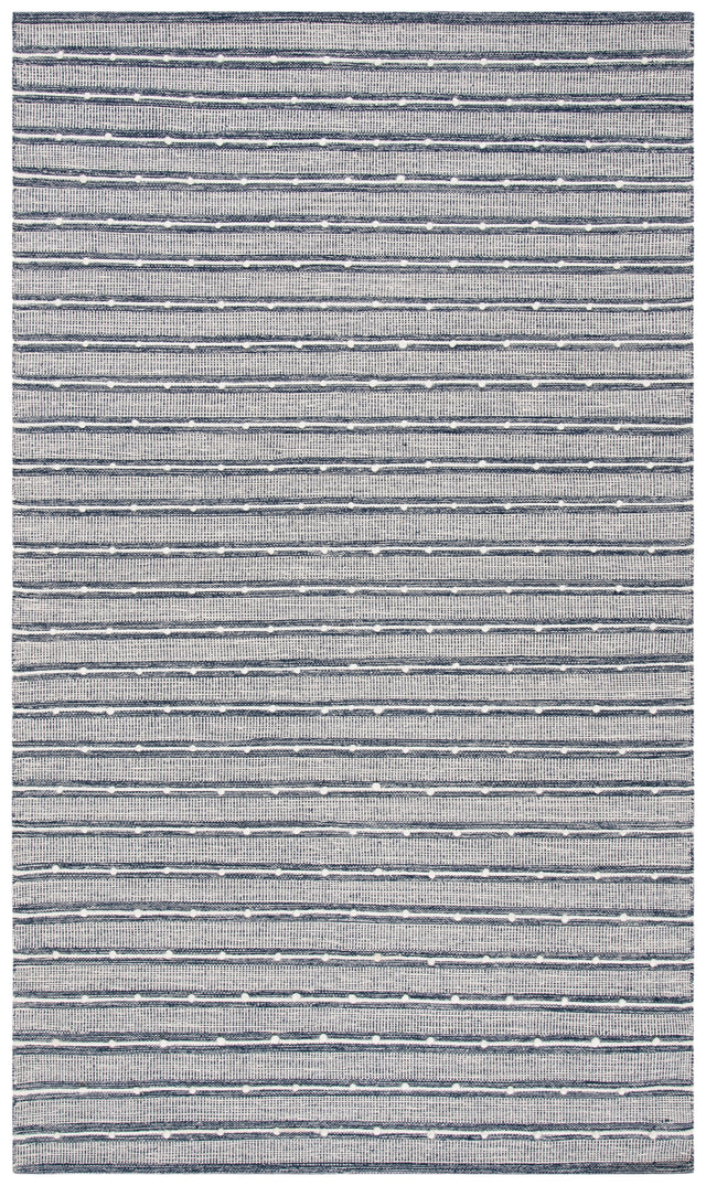 Safavieh Striped Kilim Stk513N Navy/Blue Rugs.