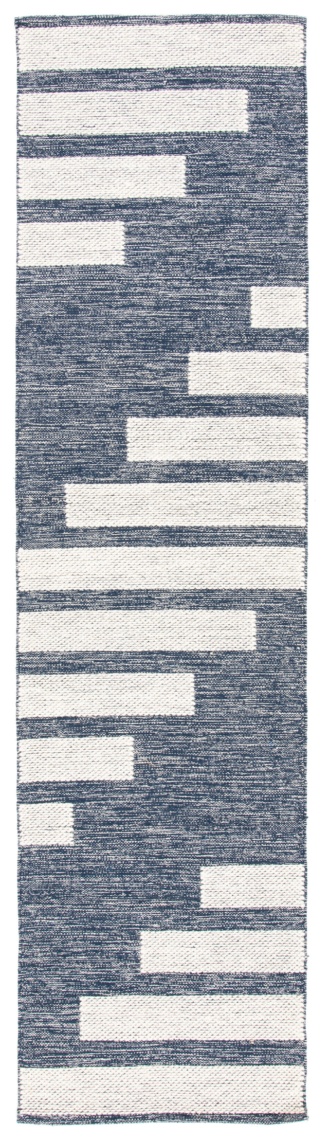 Safavieh Striped Kilim Stk514N Navy/Ivory Rugs.