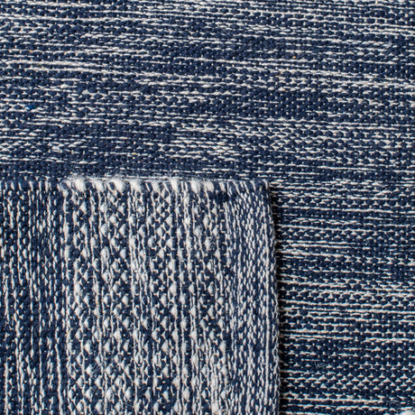 Safavieh Striped Kilim Stk514N Navy/Ivory Rugs.