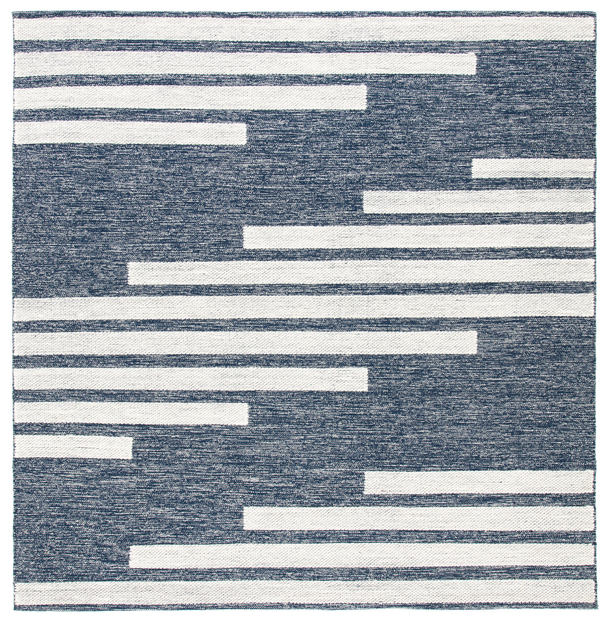 Safavieh Striped Kilim Stk514N Navy/Ivory Rugs.