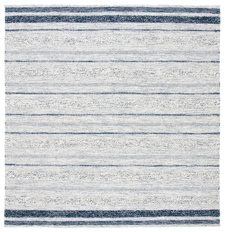 Safavieh Striped Kilim Stk517A Ivory/Navy Rugs.