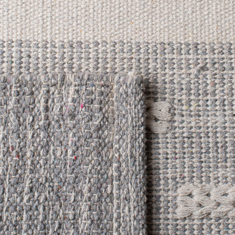 Safavieh Striped Kilim Stk519A Ivory/Grey Rugs.