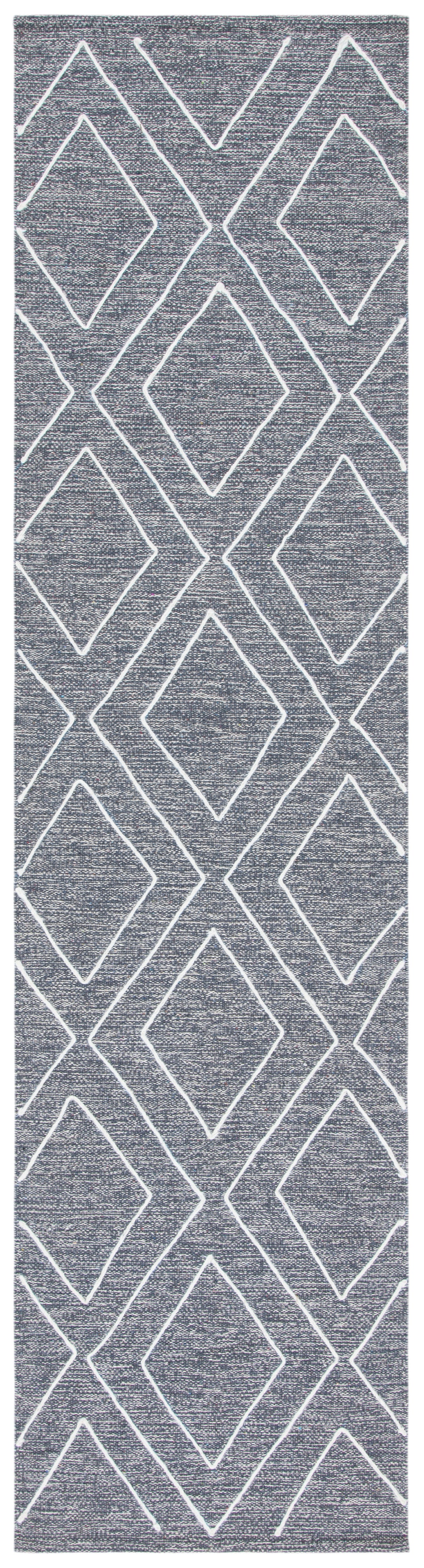 Safavieh Striped Kilim Stk520H Dark Grey Rugs.