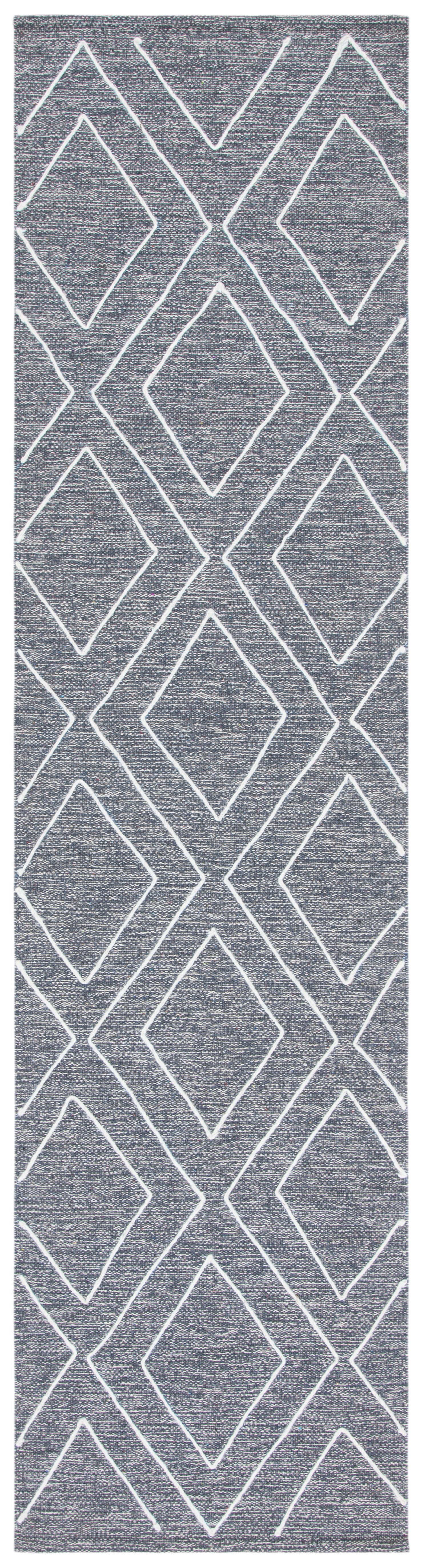 Safavieh Striped Kilim Stk520H Dark Grey Rugs.