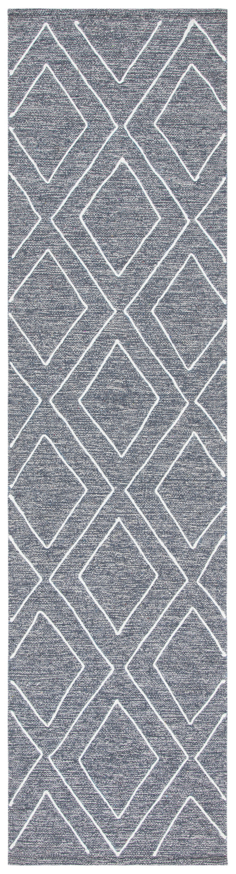 Safavieh Striped Kilim Stk520H Dark Grey Rugs.