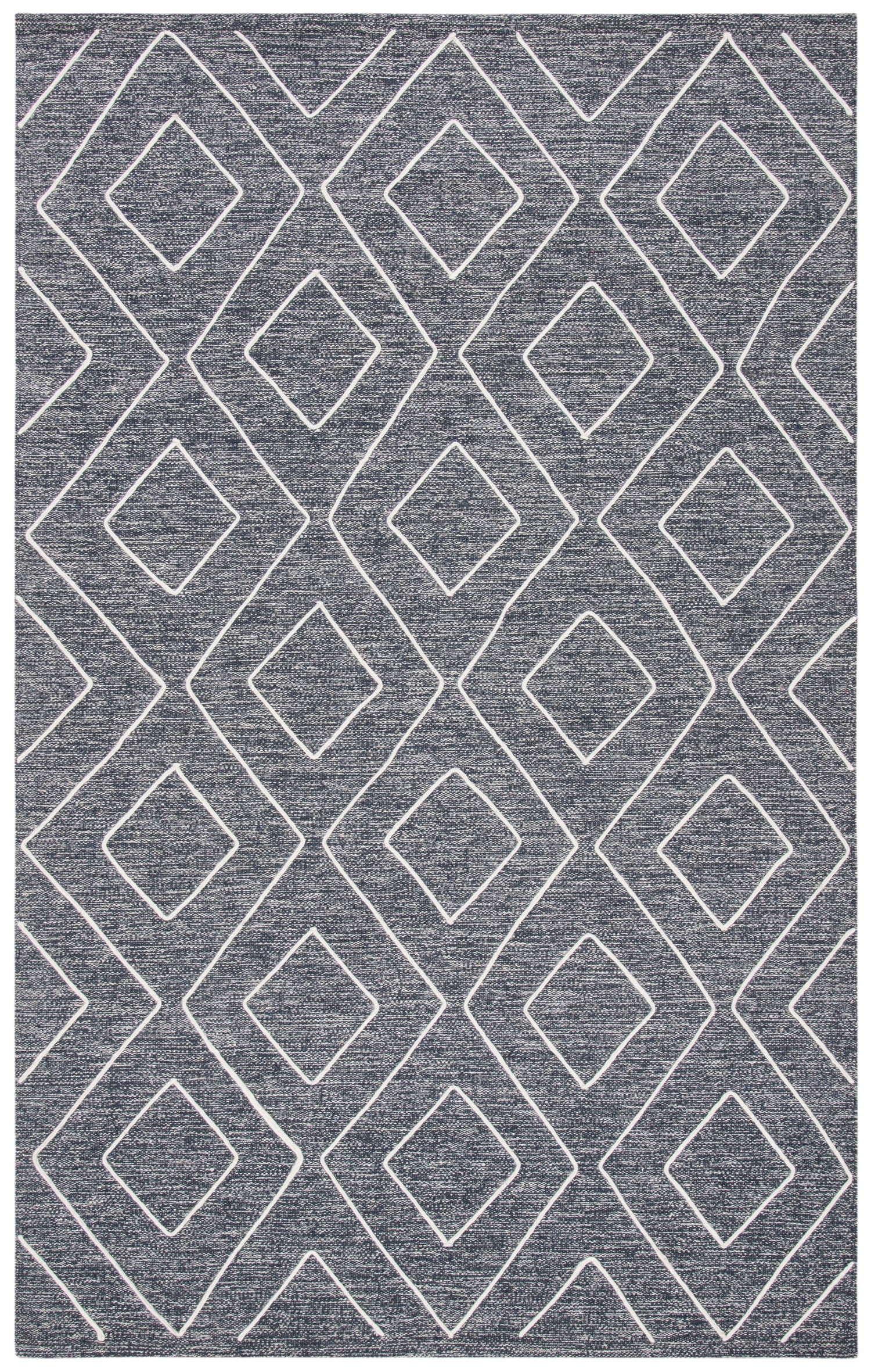 Safavieh Striped Kilim Stk520H Dark Grey Rugs.