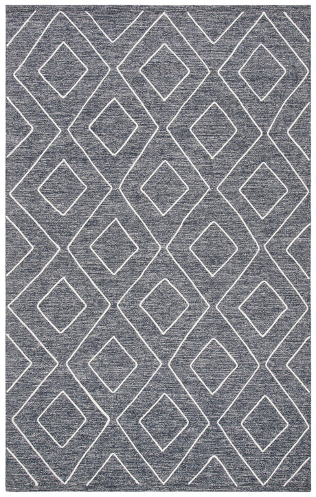 Safavieh Striped Kilim Stk520H Dark Grey Rugs.