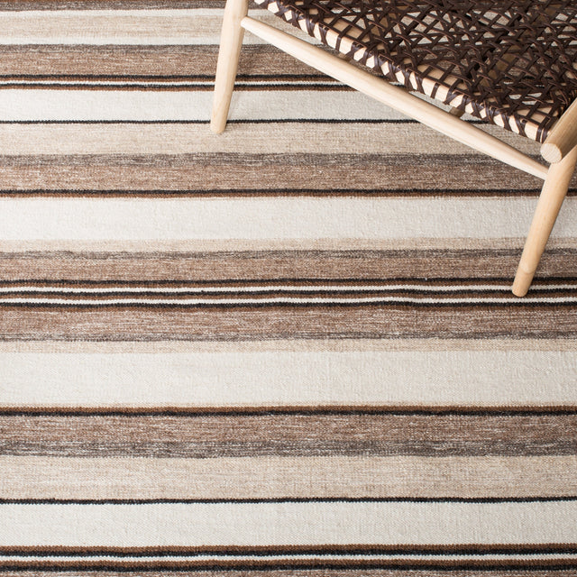 Safavieh Striped Kilim Stk601A Natural/Ivory Rugs.
