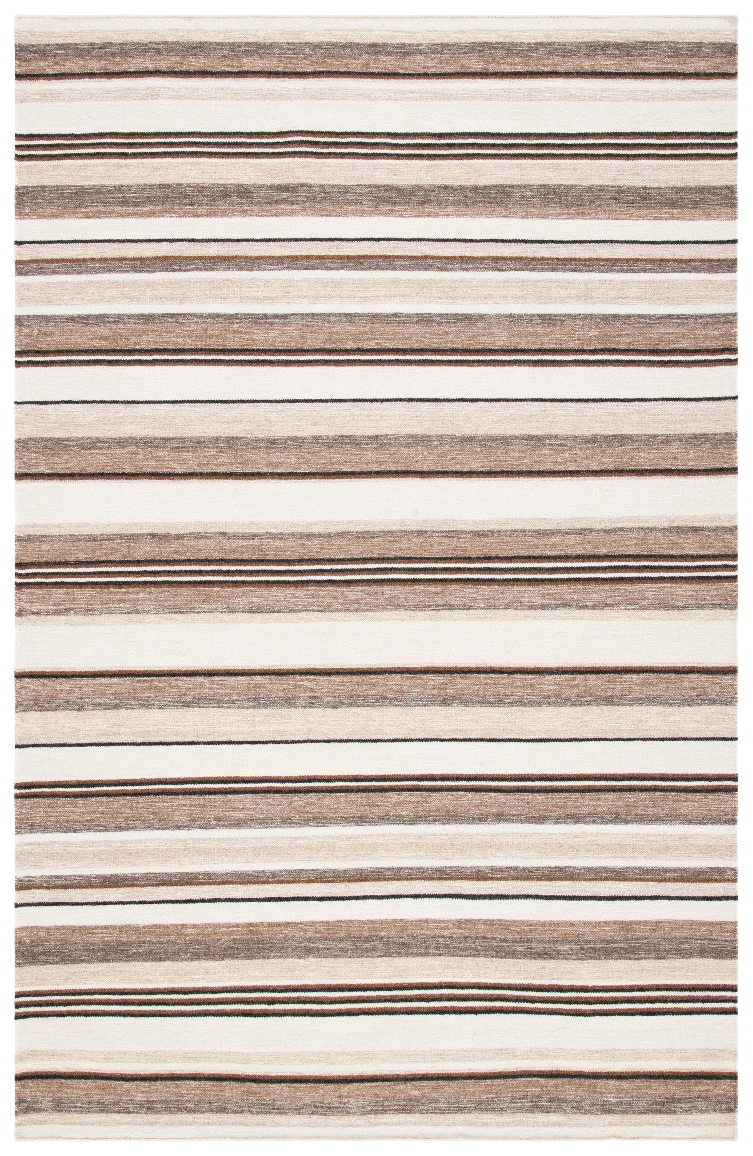 Safavieh Striped Kilim Stk601A Natural/Ivory Rugs.