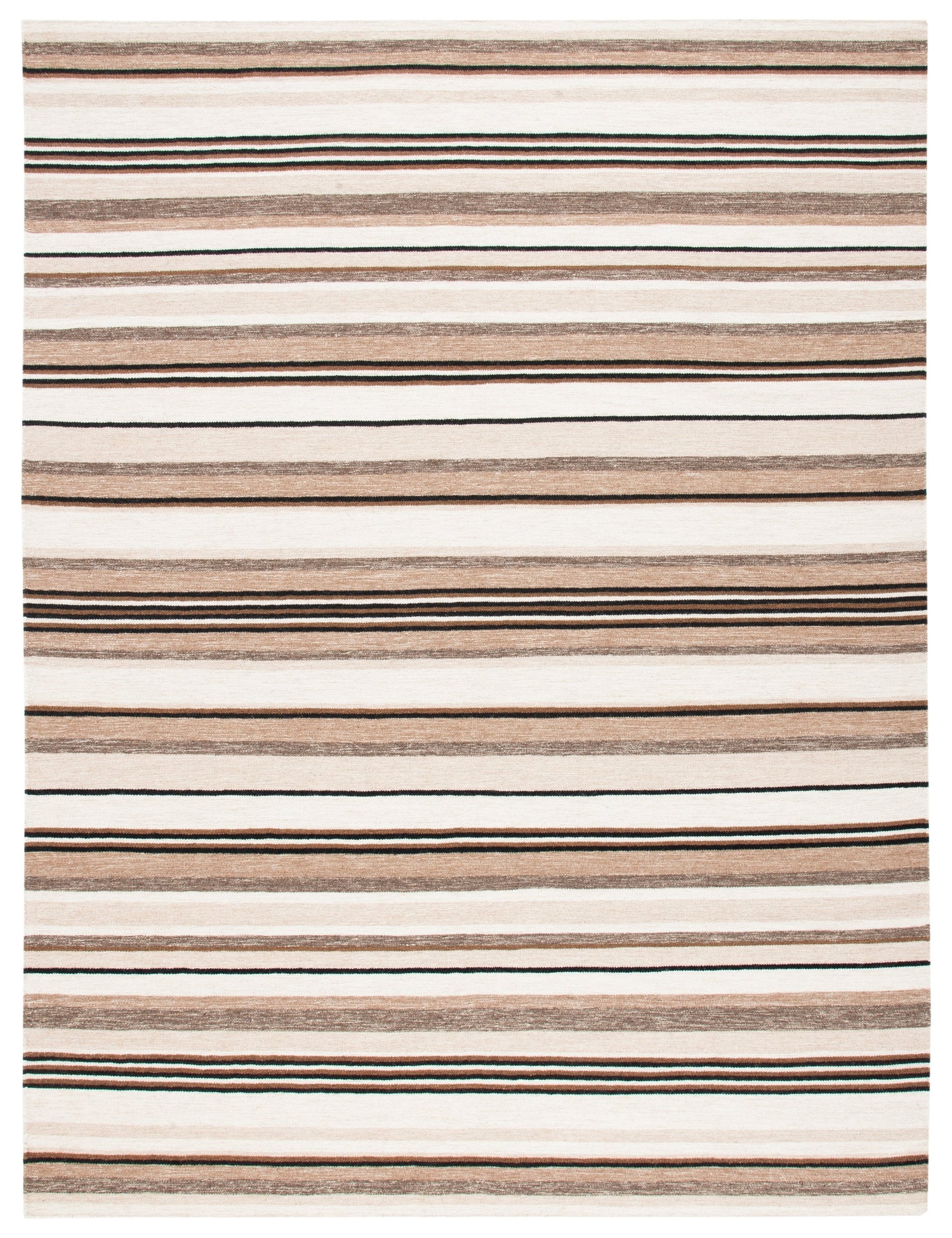 Safavieh Striped Kilim Stk601A Natural/Ivory Rugs.