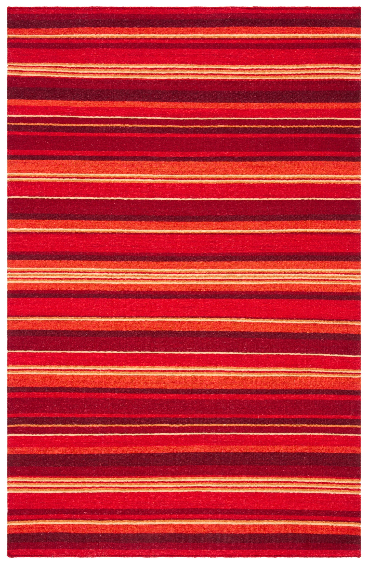 Safavieh Striped Kilim Stk601Q Red Rugs.