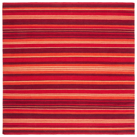 Safavieh Striped Kilim Stk601Q Red Rugs.