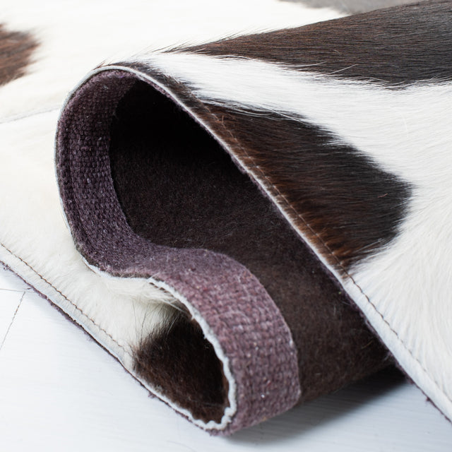 Safavieh Studio Leather Stl184T Dark Brown/Ivory Rugs.