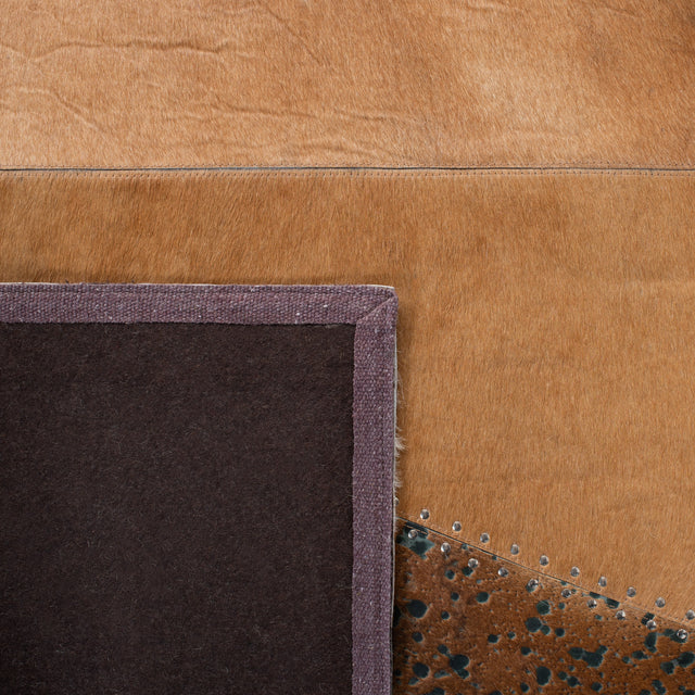 Safavieh Studio Leather Stl185T Brown/Ivory Rugs.