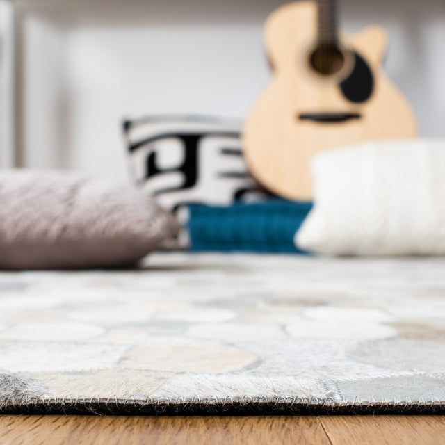 Safavieh Studio Leather Stl226F Ivory/Grey Rugs.