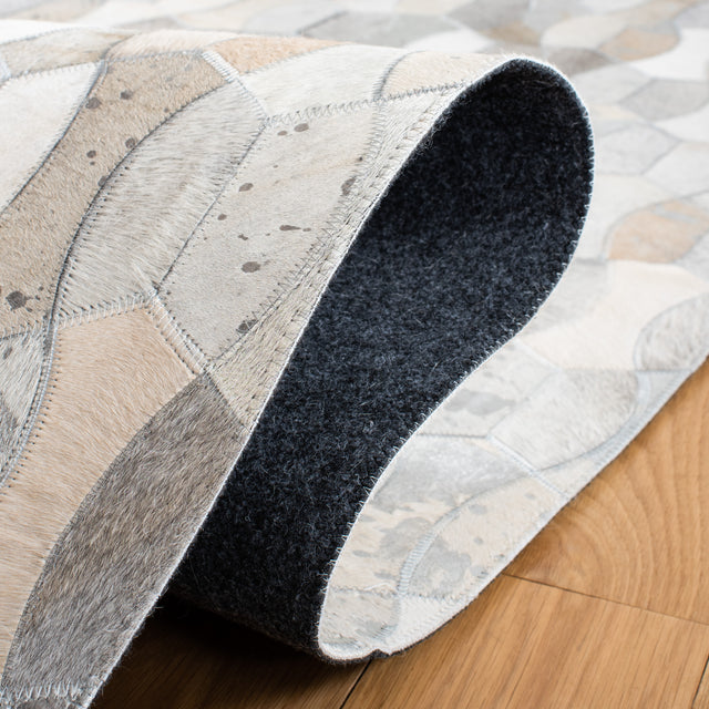 Safavieh Studio Leather Stl226F Ivory/Grey Rugs.