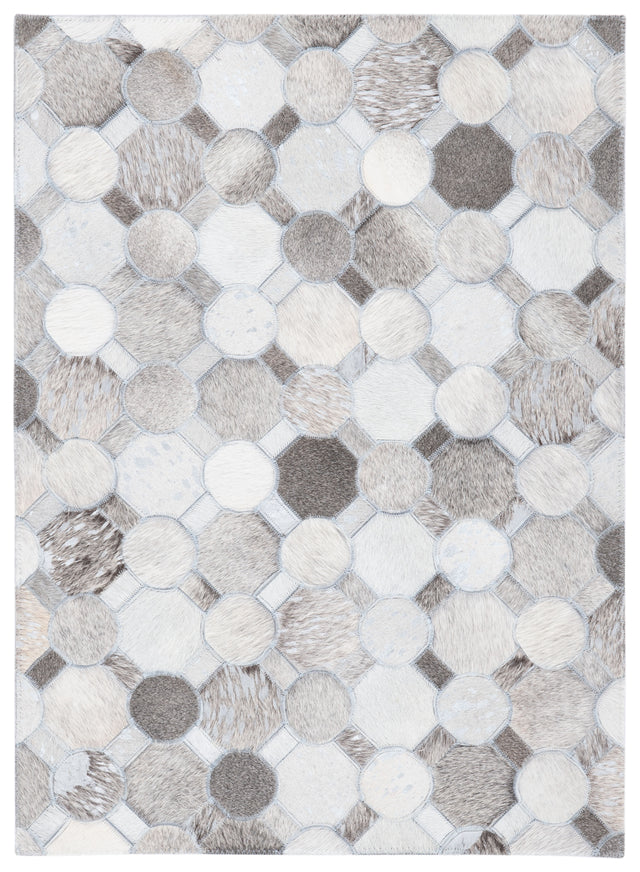 Safavieh Studio Leather Stl227F Ivory/Grey Rugs.