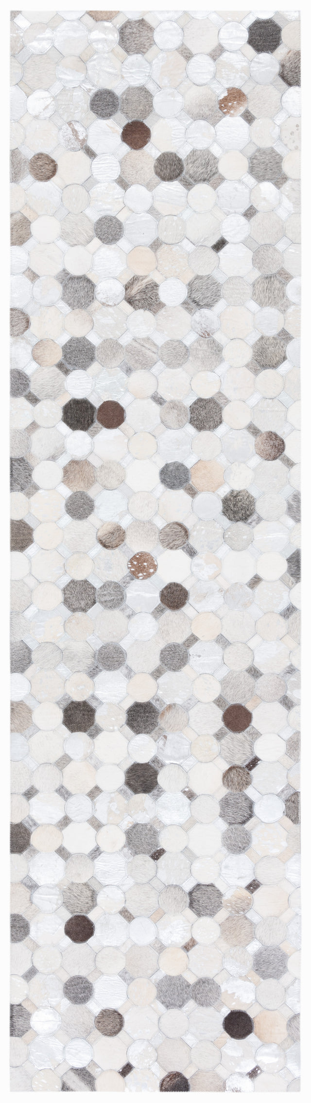 Safavieh Studio Leather Stl227F Ivory/Grey Rugs.