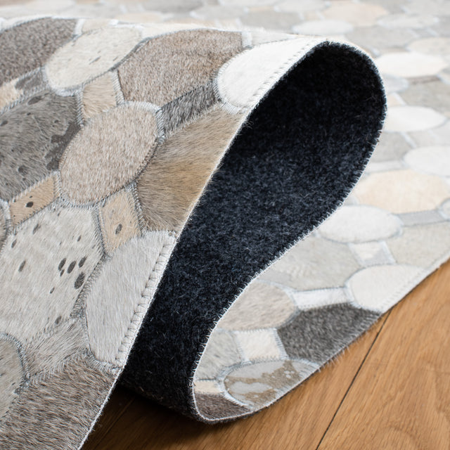 Safavieh Studio Leather Stl227F Ivory/Grey Rugs.