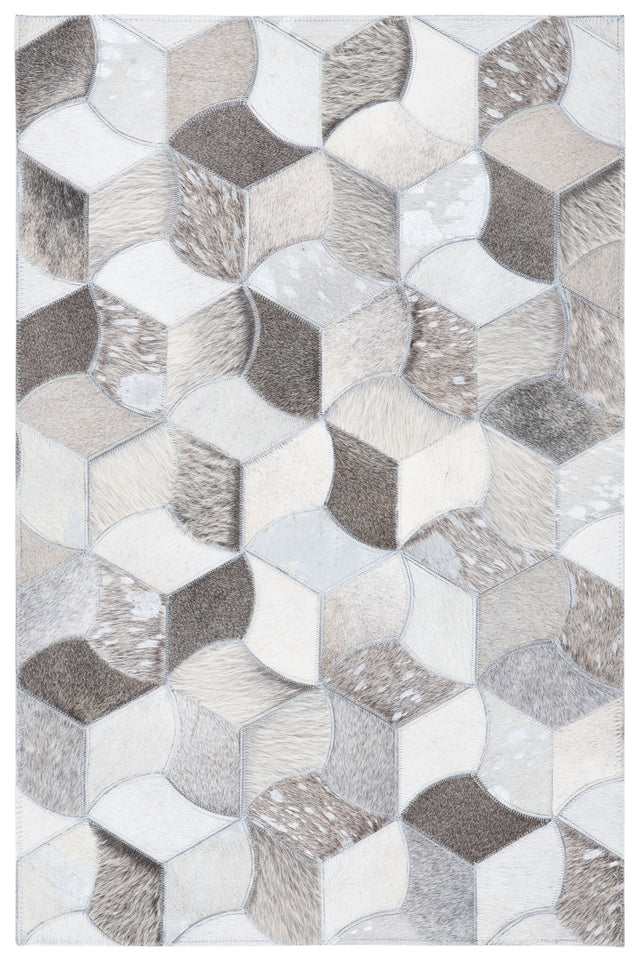 Safavieh Studio Leather Stl229F Ivory/Grey Rugs.