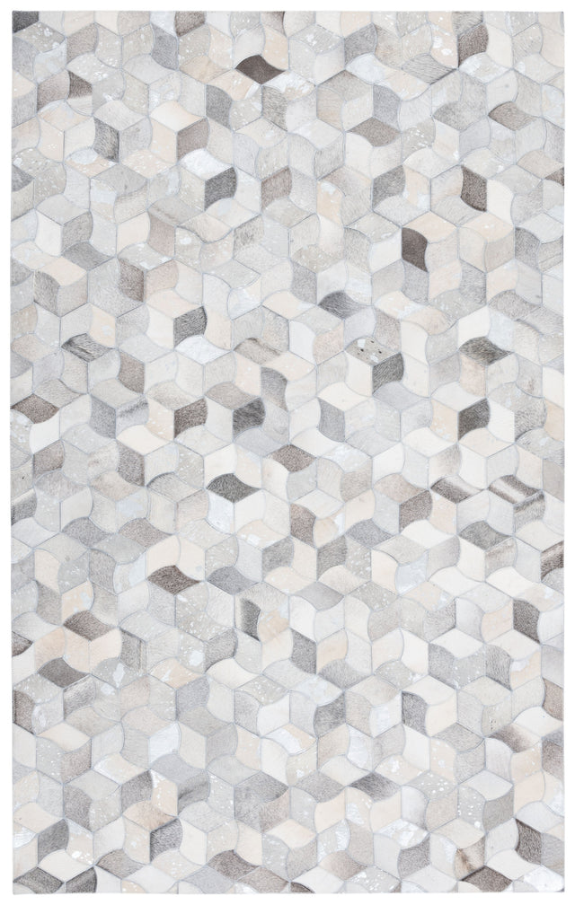 Safavieh Studio Leather Stl229F Ivory/Grey Rugs.