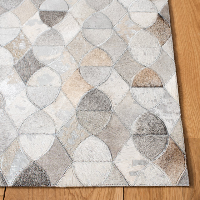 Safavieh Studio Leather Stl231F Ivory/Grey Rugs.