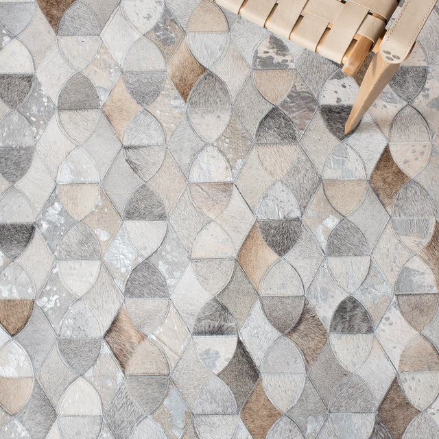 Safavieh Studio Leather Stl231F Ivory/Grey Rugs.