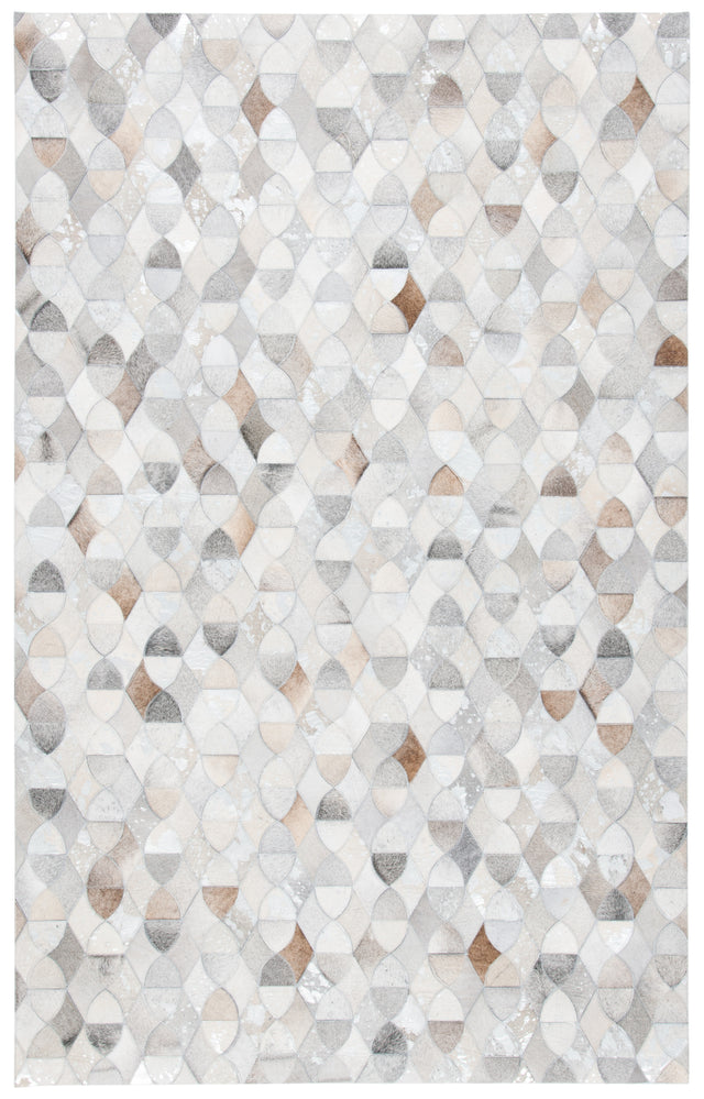 Safavieh Studio Leather Stl231F Ivory/Grey Rugs.
