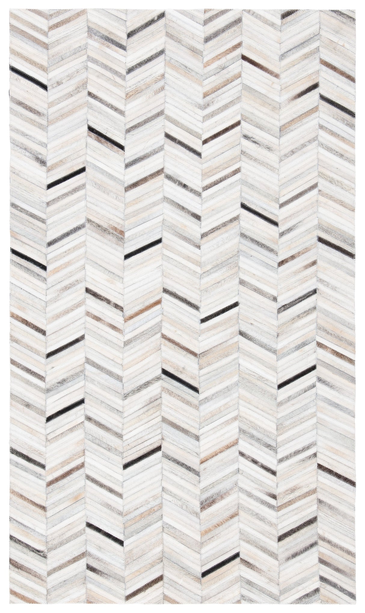 Safavieh Studio Leather Stl802A Ivory/Grey Rugs.
