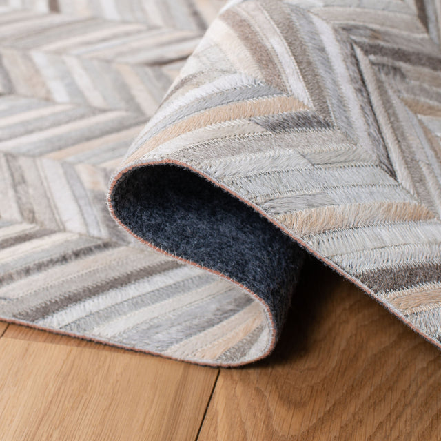 Safavieh Studio Leather Stl802A Ivory/Grey Rugs.