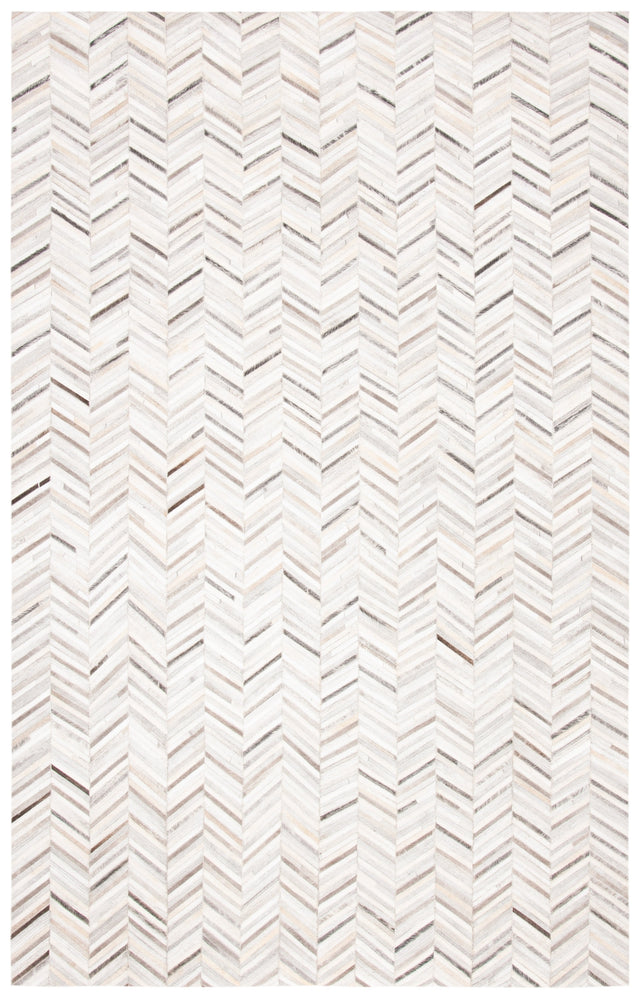 Safavieh Studio Leather Stl802A Ivory/Grey Rugs.