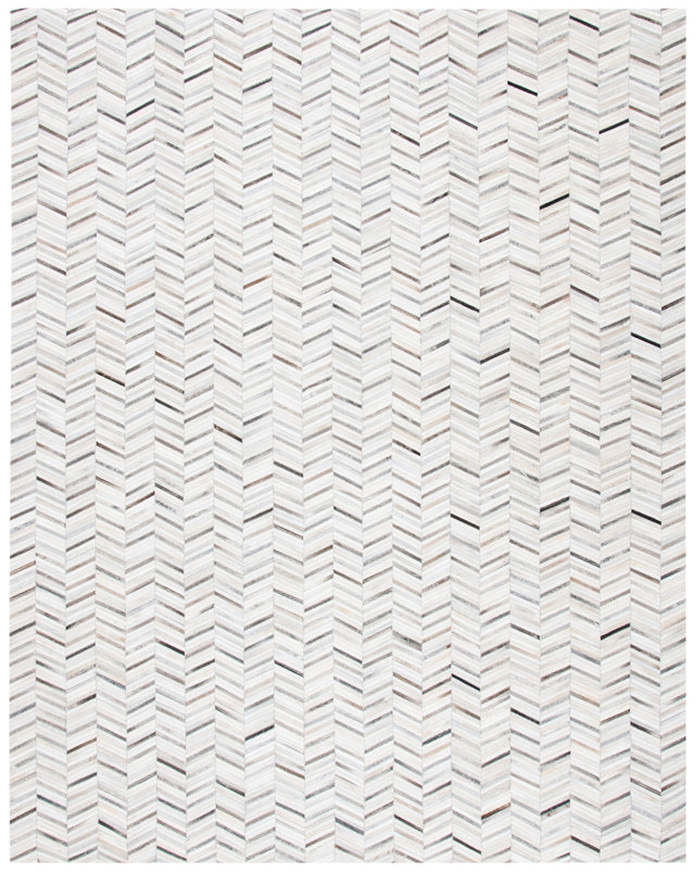 Safavieh Studio Leather Stl802A Ivory/Grey Rugs.