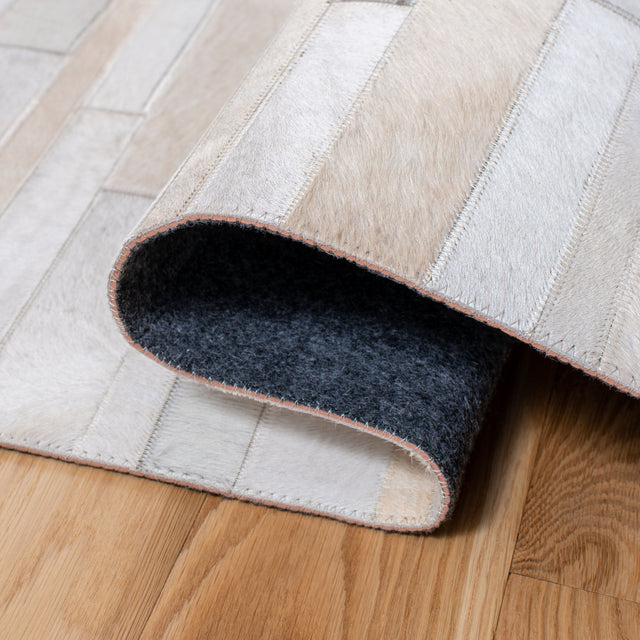 Safavieh Studio Leather Stl804A Ivory/Light Grey Rug.