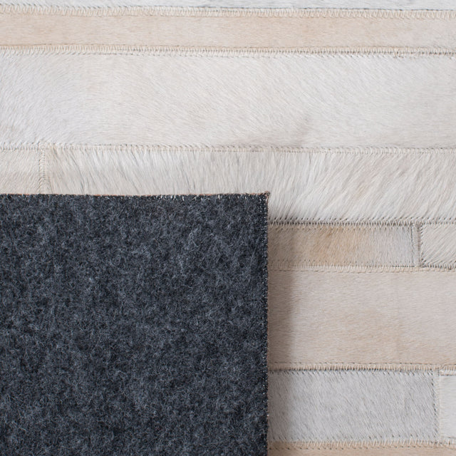 Safavieh Studio Leather Stl804A Ivory/Light Grey Rug.