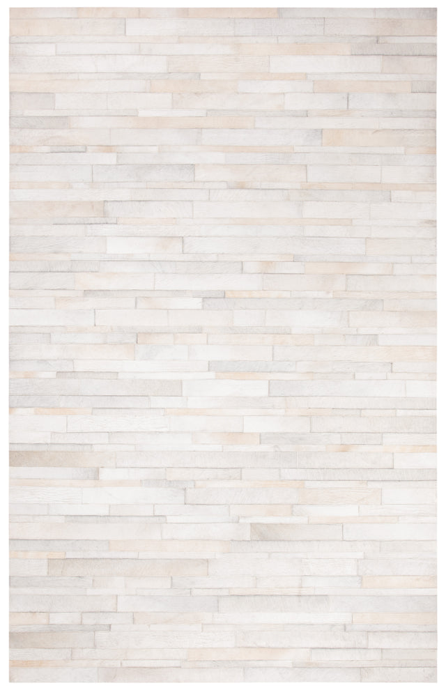 Safavieh Studio Leather Stl804A Ivory/Light Grey Rug.