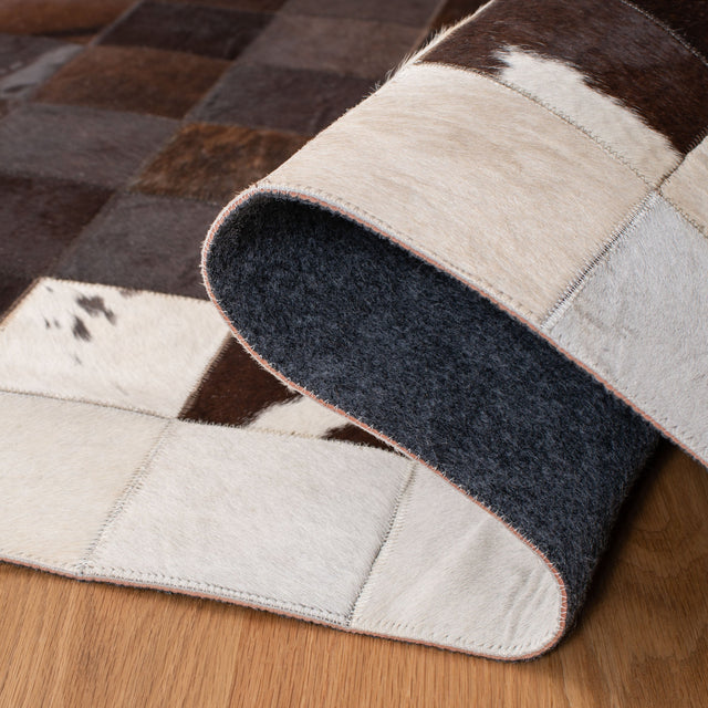 Safavieh Studio Leather Stl806A Ivory/Brown Rugs.